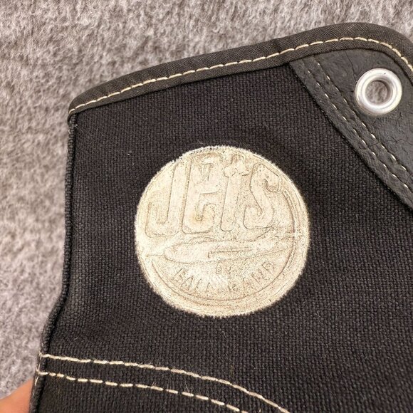 ✅VTG Jets Ball Band Arch-Gard Black Canvas Basketball Shoes Display Only - Picture 8 of 12